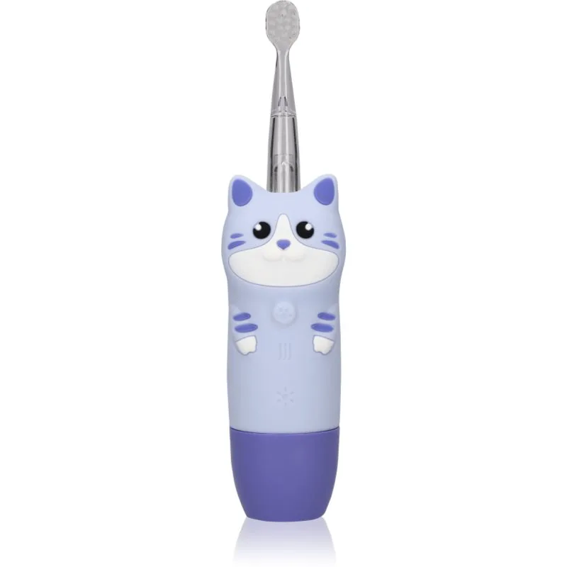 innoGIO GIOcat ηχητική οδοντόβουρτσα για παιδιά Violet 1 τμχ