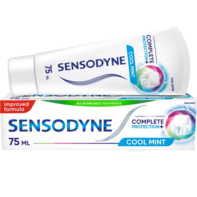Sensodyne Complete Protection+ Toothpaste Cool Mint Οδοντόκρεμα για Καθημερινή Φροντίδα & Προστασία από την Ευαισθησία των Δοντιών 75ml