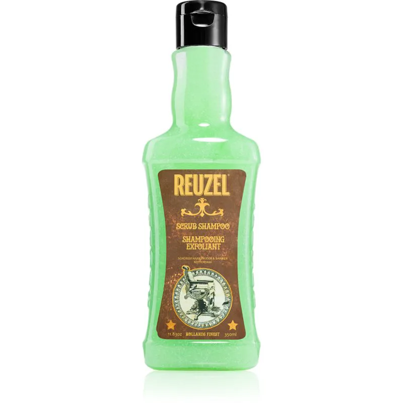 Reuzel Hair Scrub Shampoo καθαριστικό σαμπουάν για τα μαλλιά για άντρες 350 ml