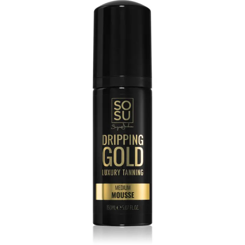 Dripping Χρυσό Luxury Tanning Mousse αφρός αυτομαυρίσματος απόχρωση Medium 150 ml
