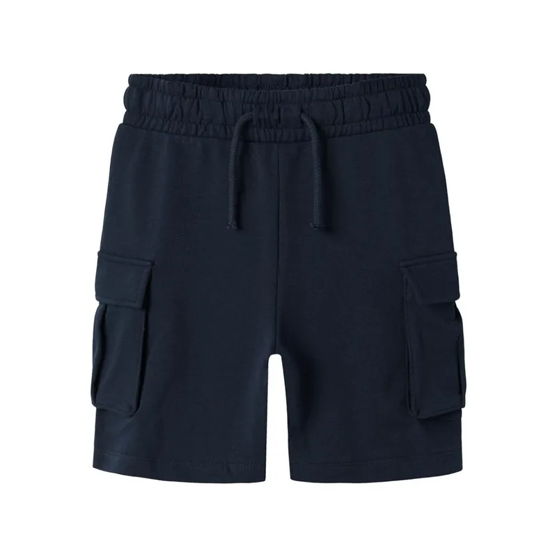 Βερμούδα φούτερ cargo αγόρι name it-13240449-Dark Sapphire