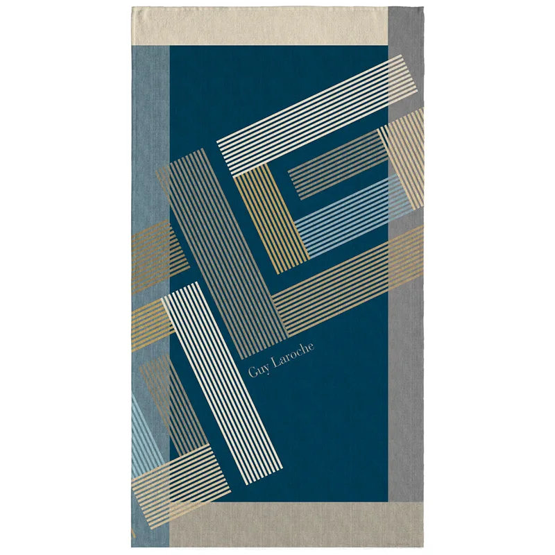 Πετσέτα Θαλάσσης 100X175 Guy Laroche Velour Printed 2601 01 (100x175)