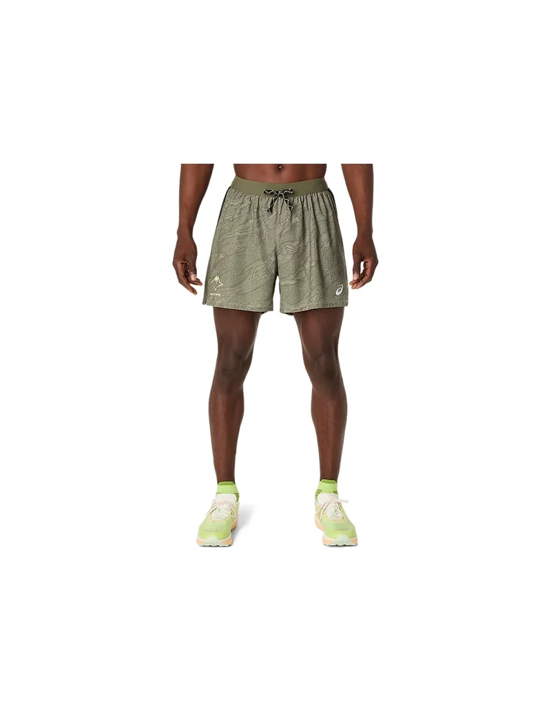 ASICS Fujitrail All Over Print 5IN Short 2011D392300