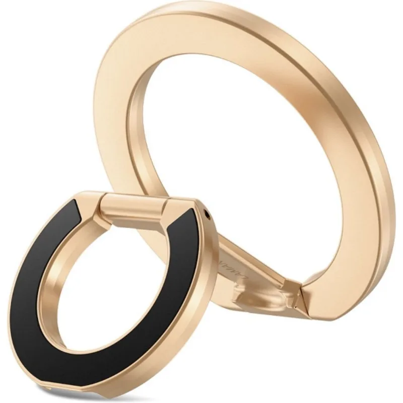 Βάση Στήριξης Tech-Protect MMR400 Μαγνητικό MagSafe Phone Ring με Επιπλέον Αυτοκόλλητο Δακτύλιο MagSafe - Χρυσό (5906302335961)