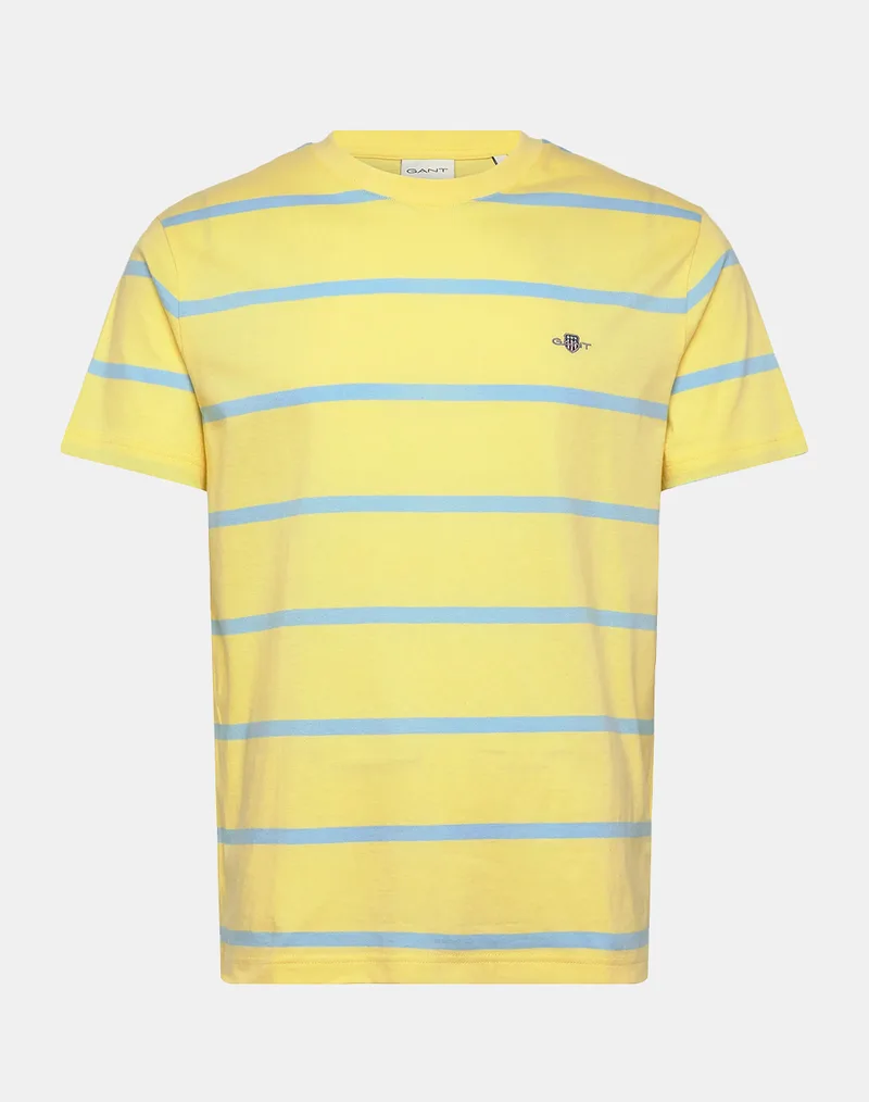GANT ΜΠΛΟΥΖΑ ΚΜ STRIPED SS TSHIRT 3G2003398-714 Yellow