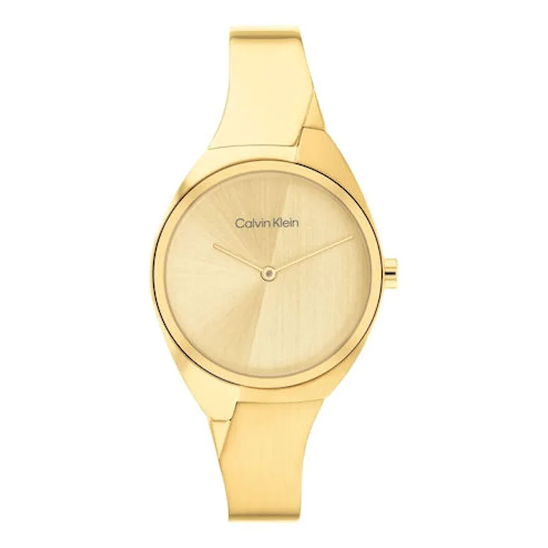 CALVIN KLEIN Charming Χρυσό Plated Stainless Steel Bracelet 25200235