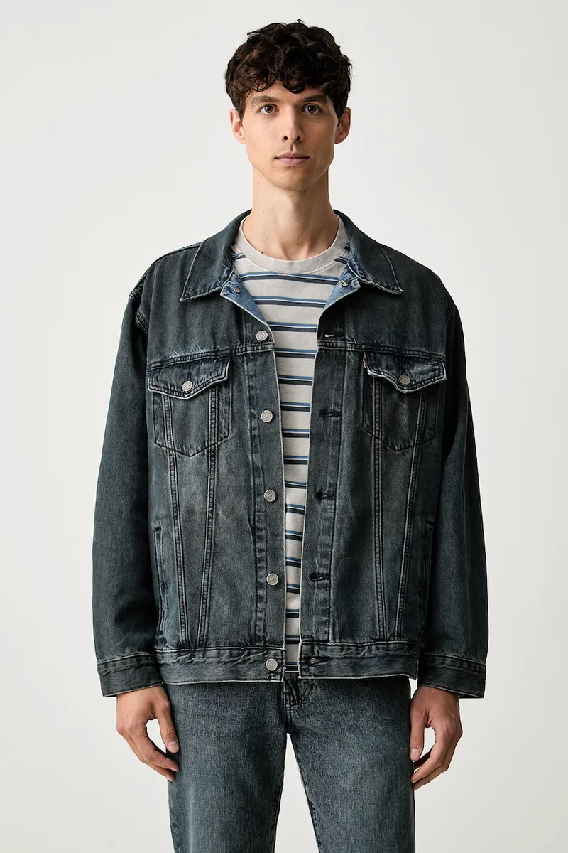 Levi's τζιν μπουφάν ανδρικό βαμβακερό RELAXED FIT