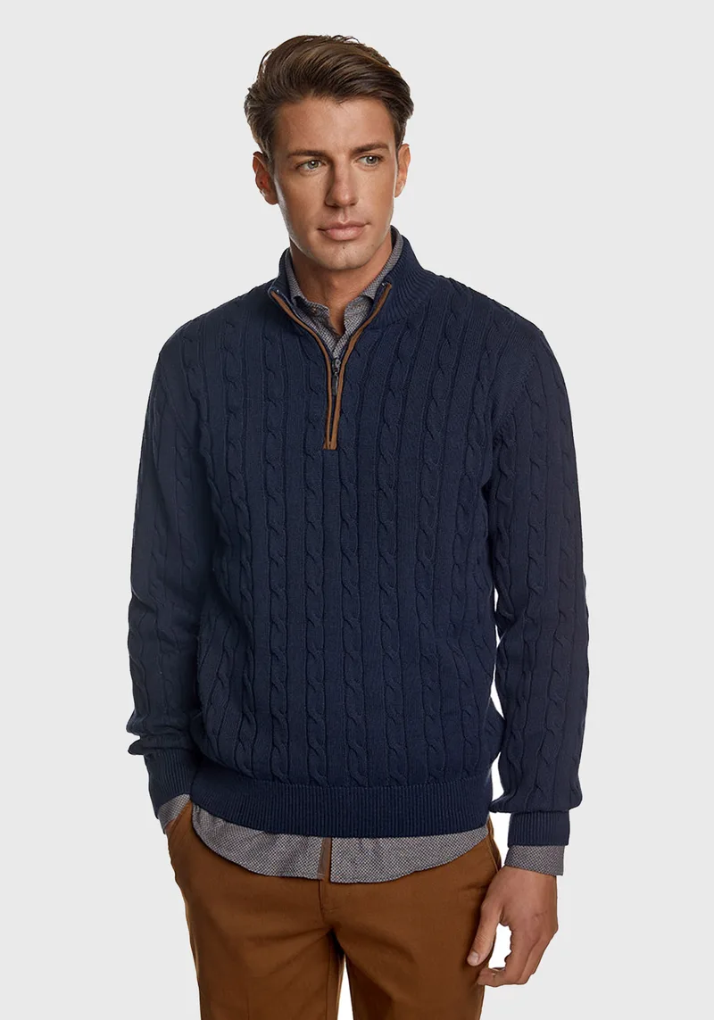 Guy Laroche Pullover της σειράς Knit Troyer - GL2229208 2 Blue