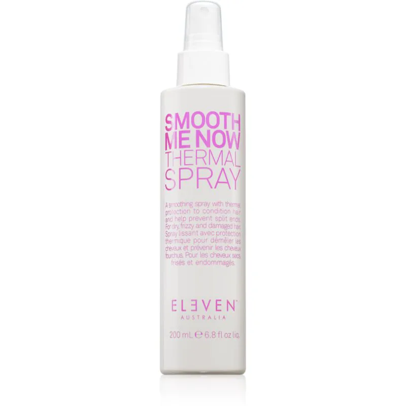 Eleven Australia Smooth Me Now Thermal Spray προστατευτικό σπρέι για θερμική επεξεργασία των μαλλιών 200 ml
