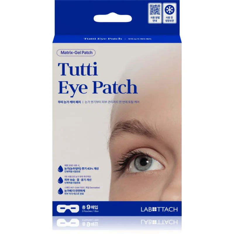 Wooshin Labottach Tutti Eye αναζωογονητικά επιθέματα ματιών υδρογέλης 9 τμχ