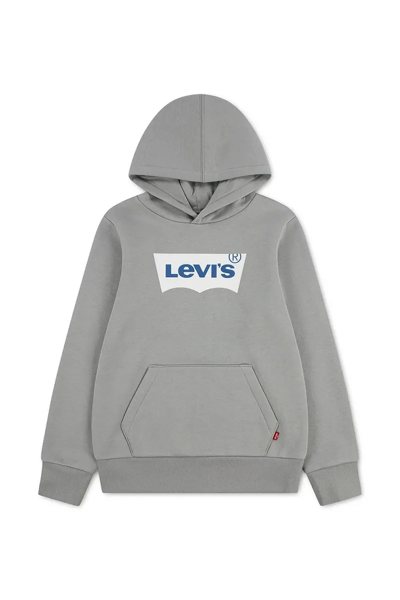 Levi's μπλούζα με κουκούλα παιδική BATWING SCREENPRINT HOODIE