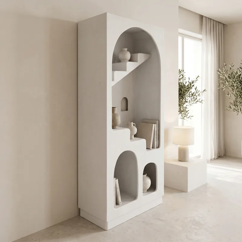Βιβλιοθήκη-ραφιέρα Boolten pakoworld mdf λευκό 80x38x190εκ - PAKO WORLD - 415-000018