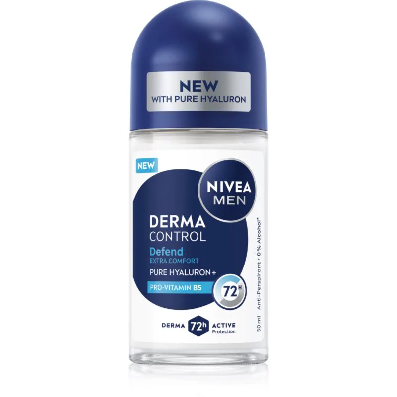 NIVEA MEN Derma Control Defend αντιιδρωτικό μπίλια για άντρες 50 ml