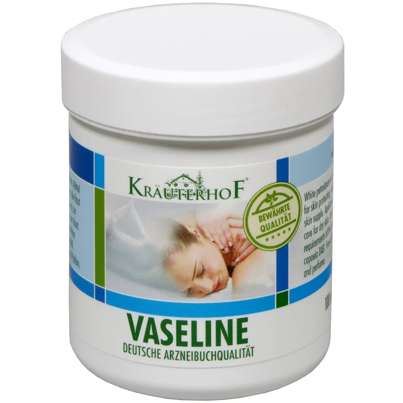 Krauterhof Vaseline Φαρμακευτική Βαζελίνη Πολλαπλών Χρήσεων για Ερεθισμένο & Σκασμένο Δέρμα 100ml