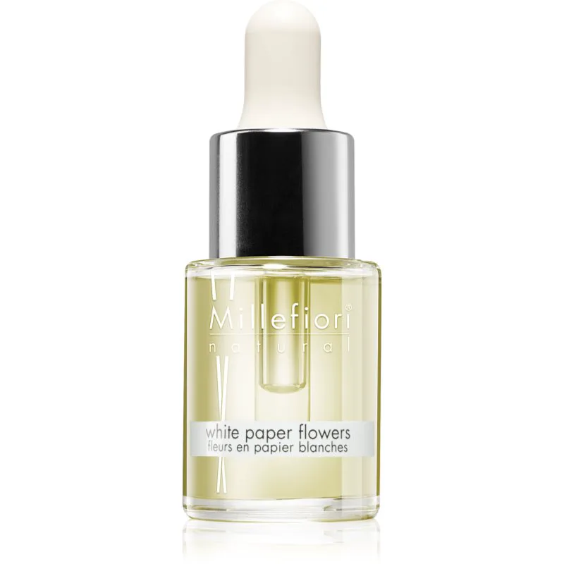 Millefiori Milano White Paper Flowers αρωματικό λάδι 15 ml