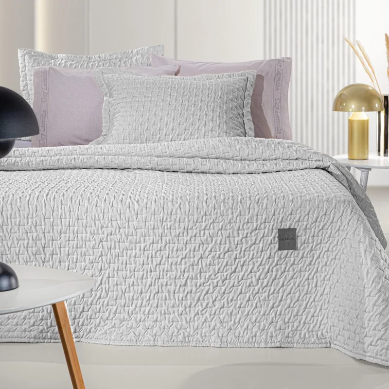 Κουβερλί King Size (250x240) 2 Όψεων + Διακοσμητική Μαξιλαροθήκη Guy Laroche Arden Smoke