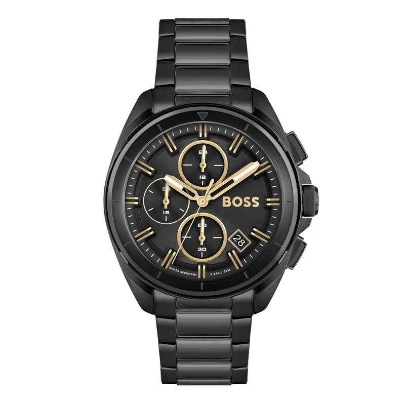 BOSS Volane Black Stainless Steel Bracelet 1513950