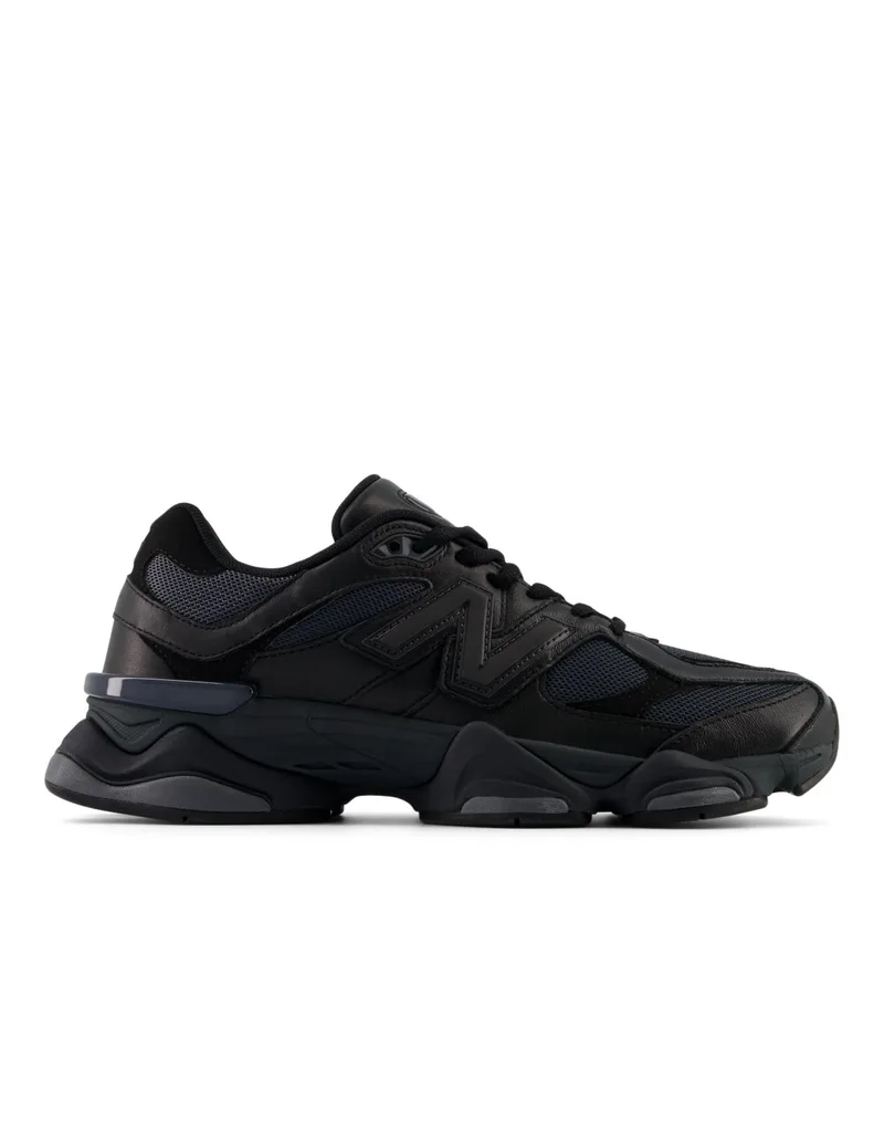 New Balance 9060 Triple Black Leather U9060NRI MBS