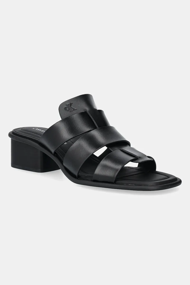 Παντόφλες Calvin Klein Jeans HEEL SQUARE MG LTH