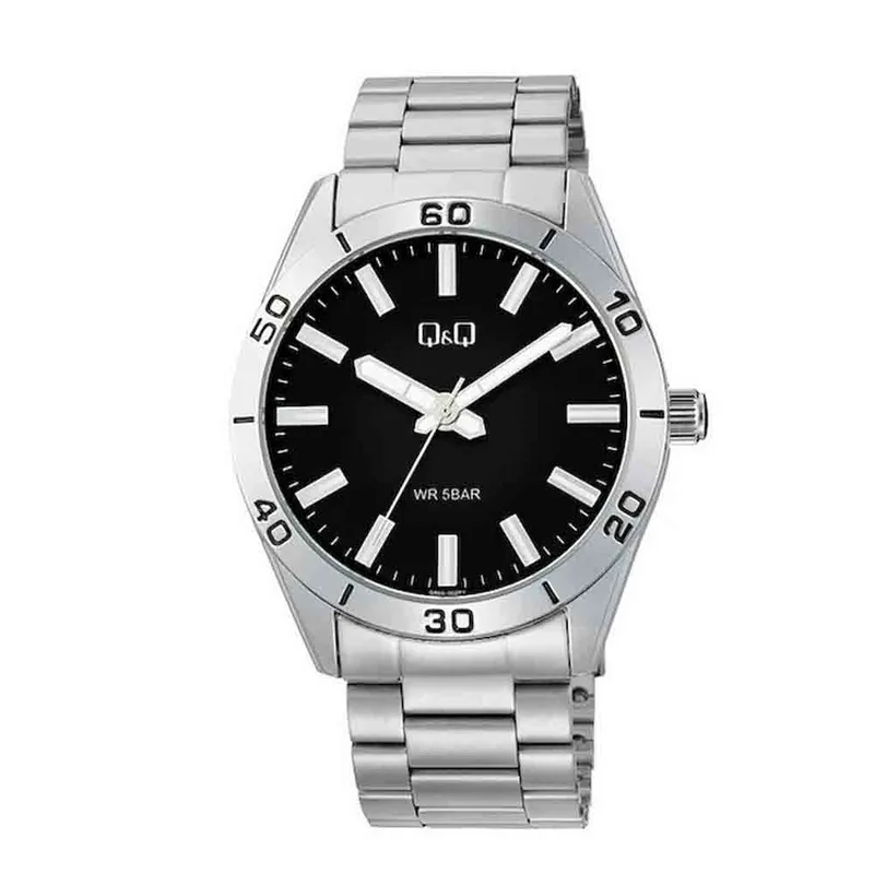 Ρολόι Ανδρικό Stainless Steel Ασημί Q&Q Q86B-002PY
