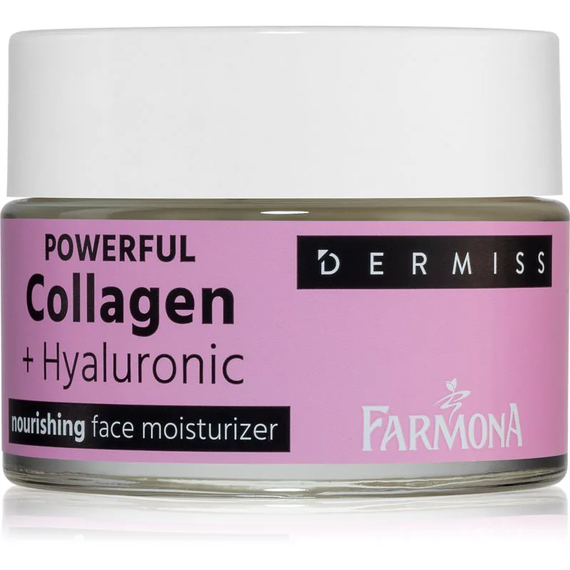 Farmona Dermiss Powerful Collagen + Hyaluronic θρεπτική κρέμα προσώπου για μέρα και νύχτα 50 ml