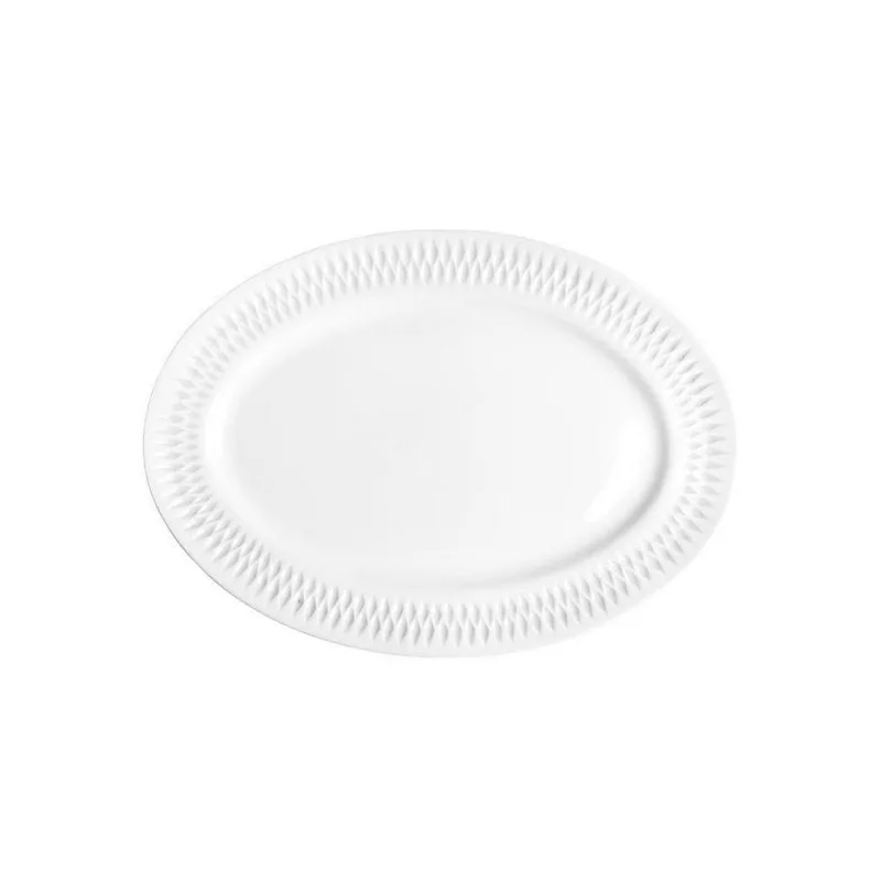Πιατέλα Πορσελάνης White PW43 Diamante Oriana Ferelli 25εκ. PRPW430005 (Σετ 2 Τεμάχια) (Υλικό: Πορσελάνη, Χρώμα: Λευκό) - Oriana Ferelli - PRPW430005