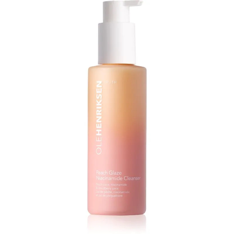 OLEHENRIKSEN Truth Peach Glaze Glow Niacinamide Cleanser καθαριστικό αφρώδες τζελ για λαμπρότητα και ενυδάτωση 150 ml