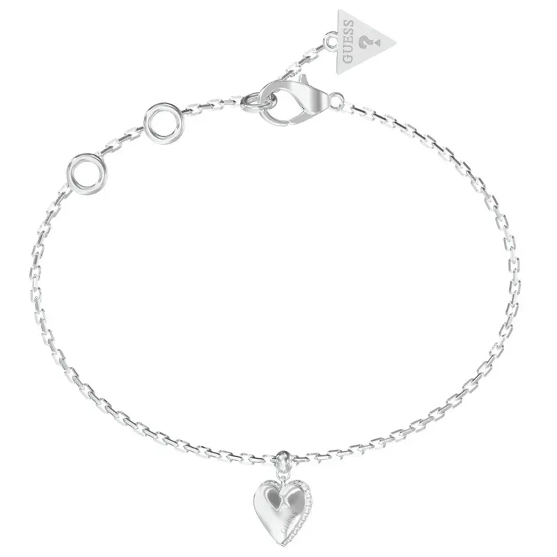 Guess βραχιόλι με καρδιά By Your Side Stainless Steel JUBB06082JWRHL JUBB06082JWRHL Ατσάλι