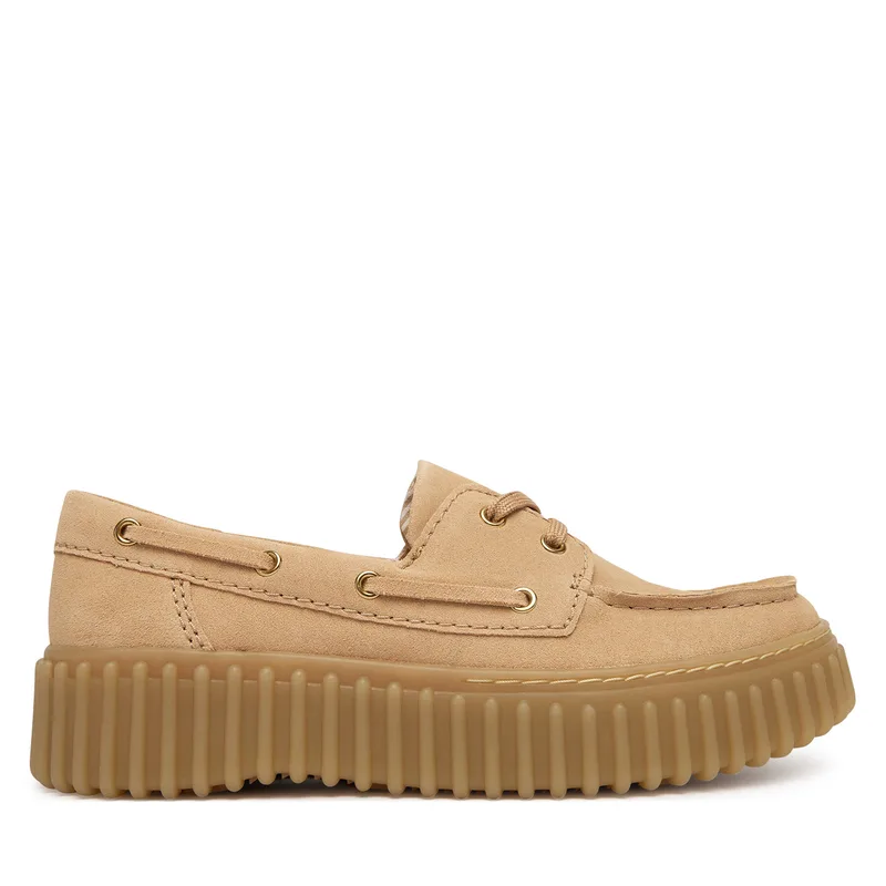 Κλειστά παπούτσια Clarks Torhill Boat 26186301 Μπεζ