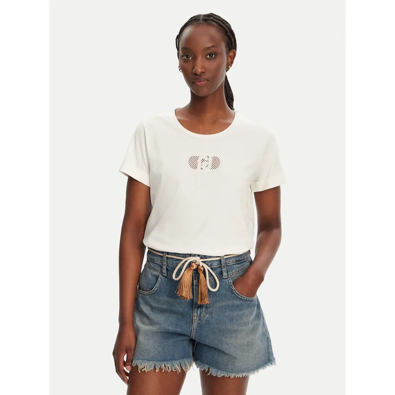Liu Jo T-Shirt TA5180 JS923 M9248 Κίτρινο Regular Fit