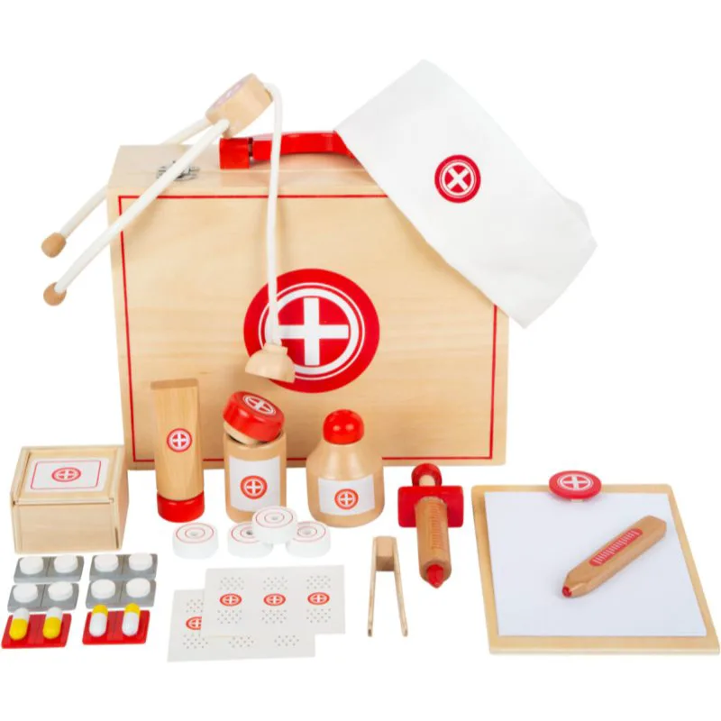 Small foot Wooden Doctor’s Kit σετ παιχνιδιών από ξύλο 3 y+ 24 τμχ