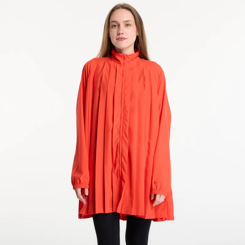 Φόρεμα Nike Sportswear Women's Oversized Long-Sleeve Pleated Mini Dress Lt Crimson/ Lt Crimson XS