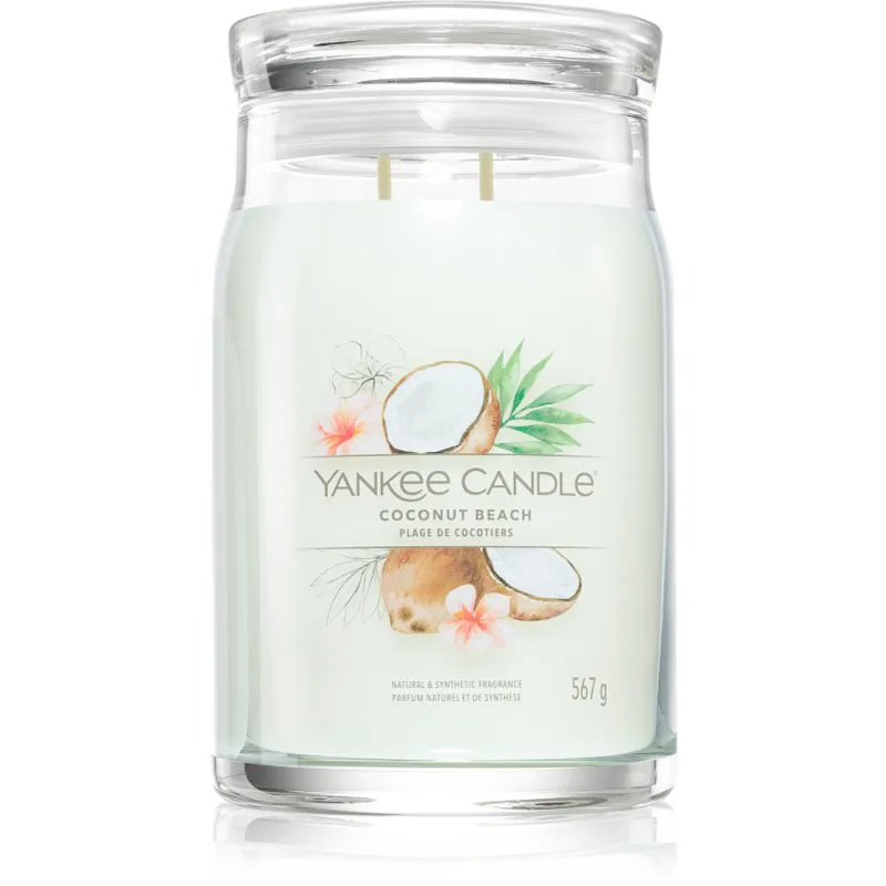 Yankee Candle Coconut Beach αρωματικό κερί Signature 567 γρ
