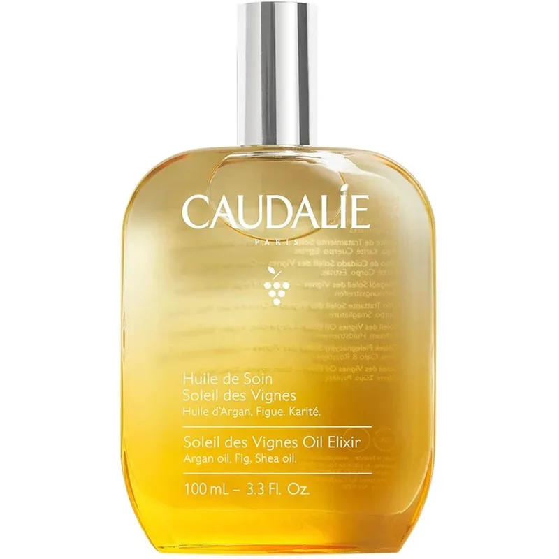 Caudalie Soleil des Vignes Body Oil Elixir Θρεπτικό Ελιξίριο Σώματος με Άρωμα από Καρύδα, Άνθη Πορτοκαλιάς & Γιασεμί 100ml
