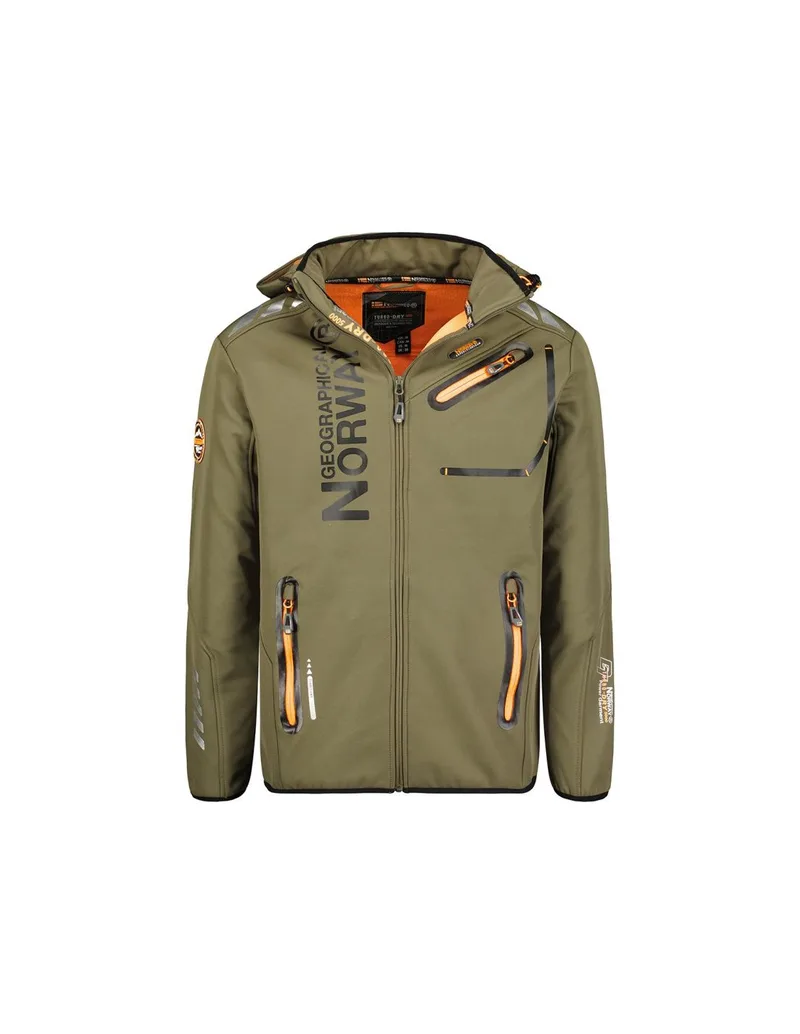 Geographical Norway Royaute DB 068 M WY1996HGNKaki Πορτοκαλί Softshell Jacket