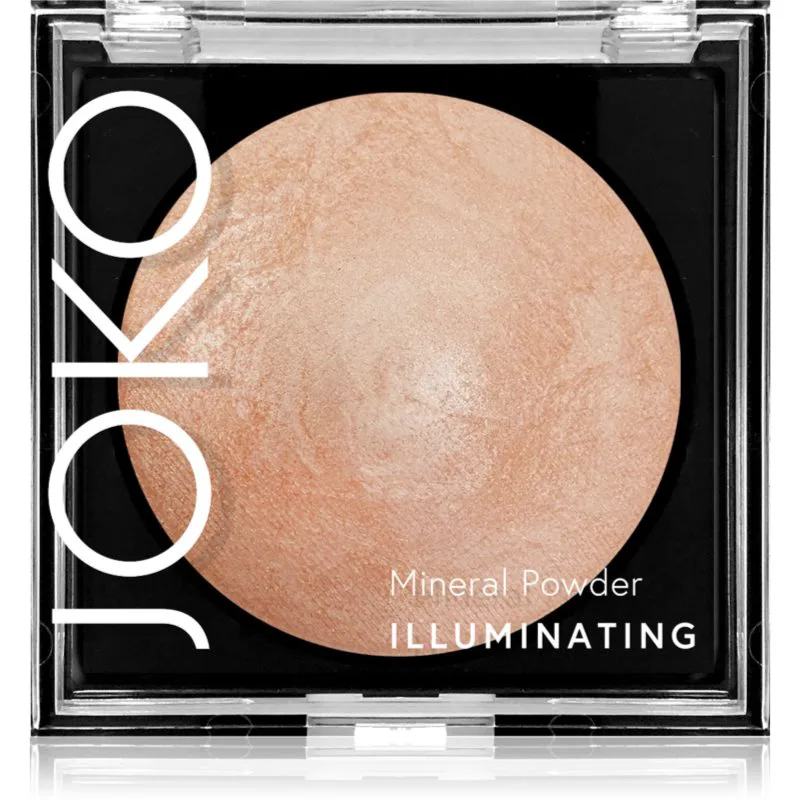 JOKO Mineral Powder συμπαγής μεταλλική πούδρα απόχρωση 04 Highlighter 8 γρ