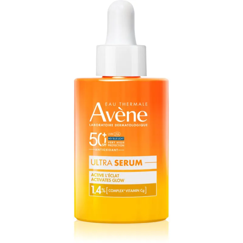 Avène Sun Ultra Serum Activates Glow προστατευτικός ορός για λαμπρή επιδερμίδα SPF 50+ 30 ml