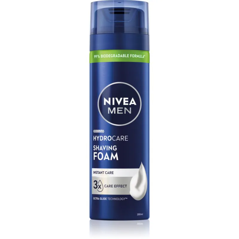 NIVEA MEN Hydrocare αφρός ξυρίσματος για άντρες 200 ml