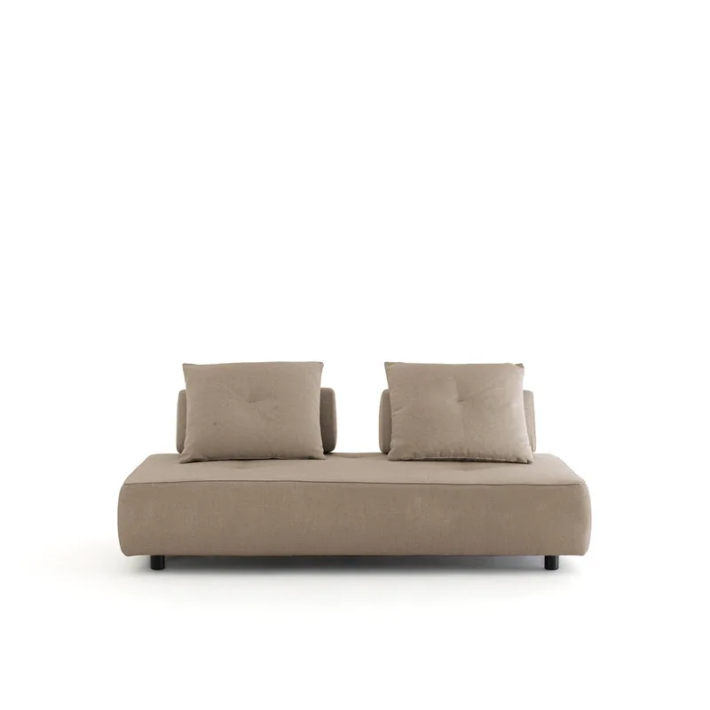 Καναπές με ανάγλυφη ταπετσαρία Μ112xΠ192xΥ82cm