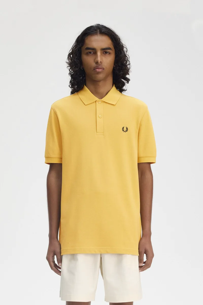 Ανδρικό Polo Plain Fred Perry Shirt M6000-Y50 Κίτρινο