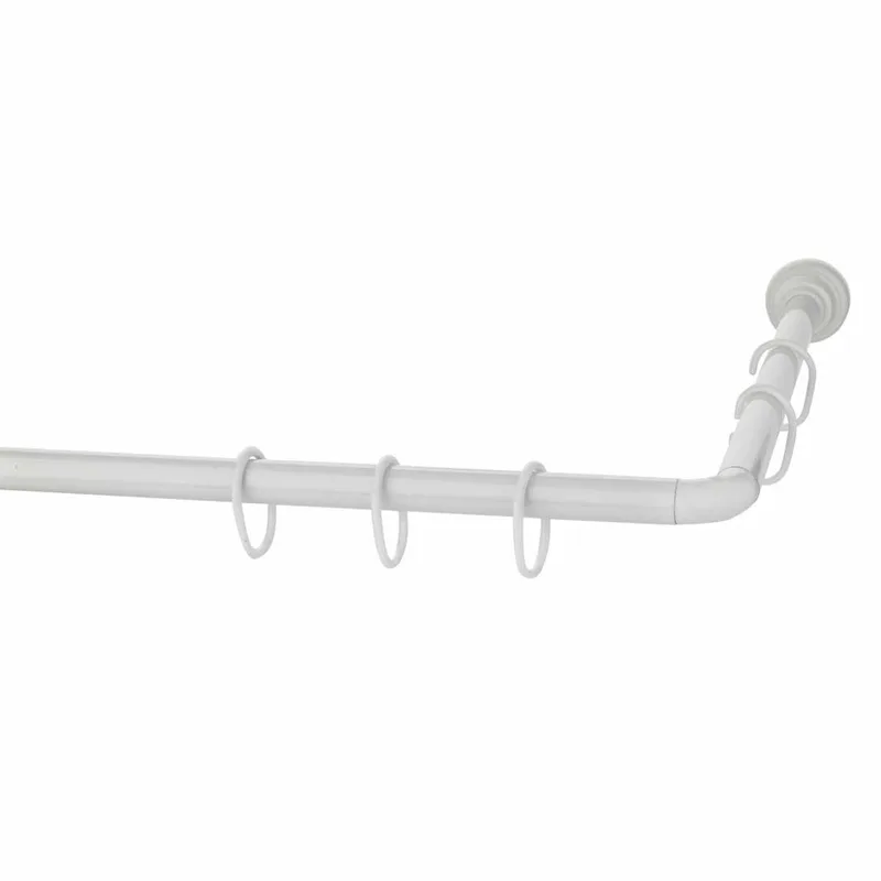 Βραχίονας Μπάνιου Γωνιακός 80x80 Grekon 1270 White