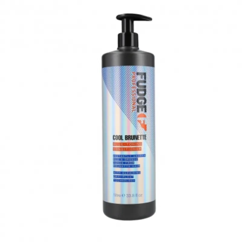 Cool Blue Toning Fudge - Conditioner for brown and dark hair shades - 1L