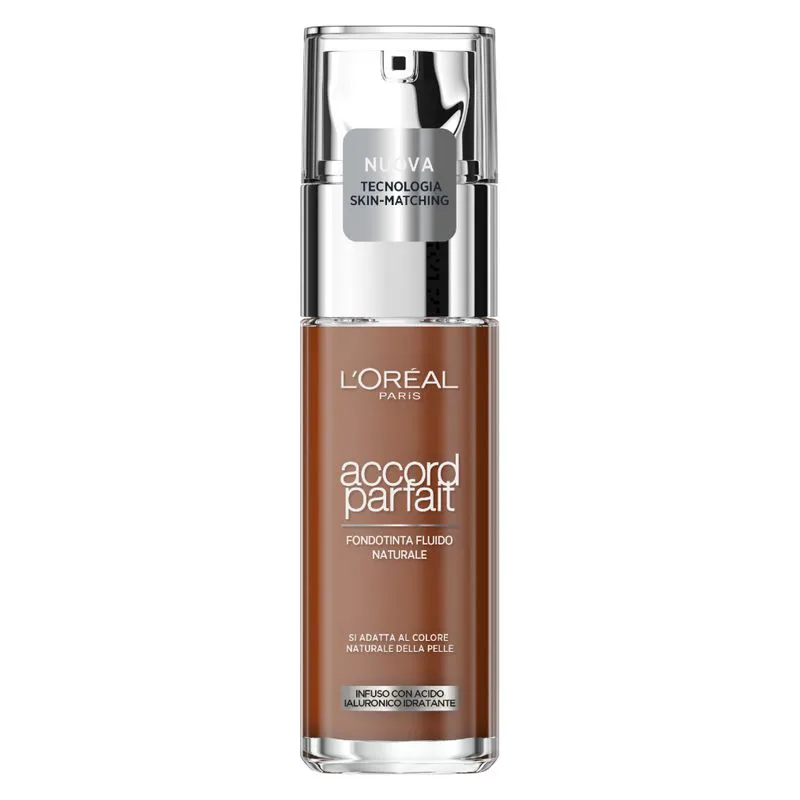 L'Oréal Accord Parfait Fluid Foundation Effect Naturale 8.5 D/8.5 W - Caramel (30 ml)