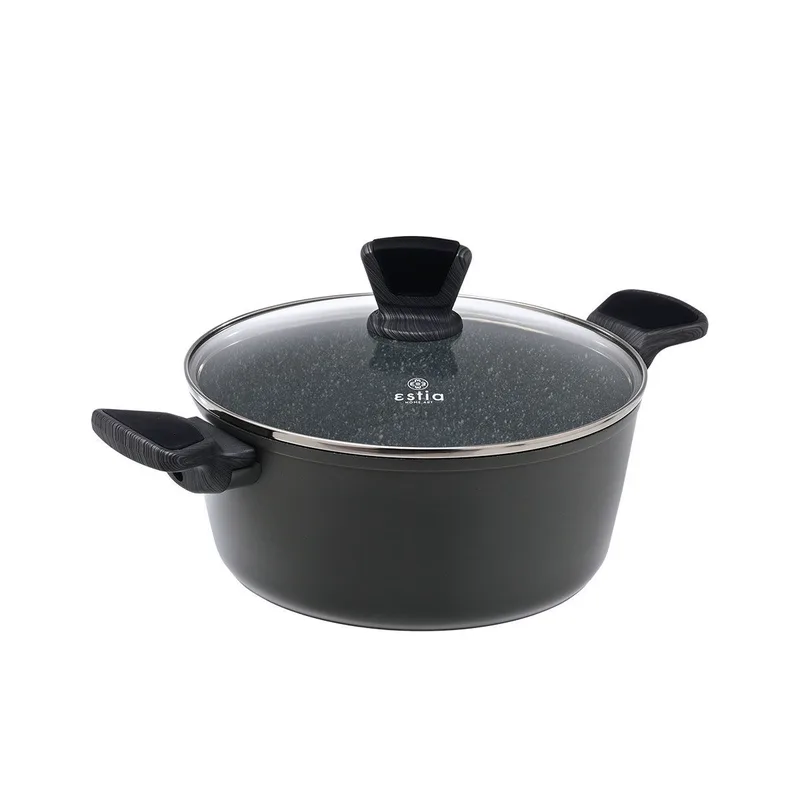 Κατσαρόλα Cuisson Αντικολλητική Αλουμίνιο 24cm Estia 01-11123