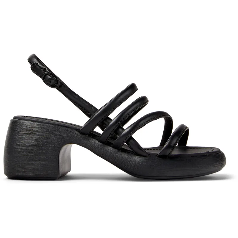 CAMPER Thelma Sandal - Πέδιλα Για Γυναικεία - Μαύρο, Μέγεθος 37, Smooth leather