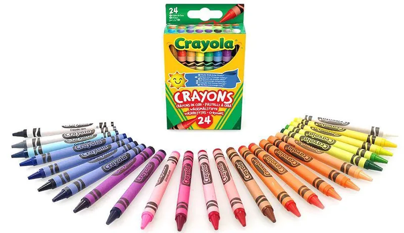 ΠΟΛΥΧΡΩΜΕΣ ΚΗΡΟΜΠΟΓΙΕΣ CRAYOLA 24ΤΕΜ
