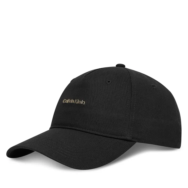 Καπέλο Jockey Calvin Klein Cotton Twill W/ Hw Cap LV04F5072G Μαύρο
