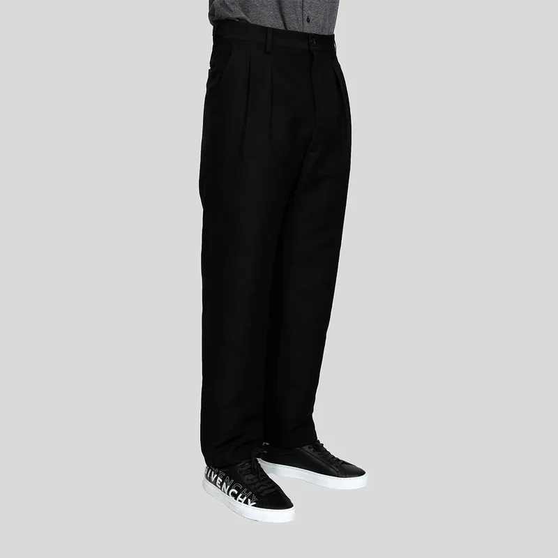 VALENTINO GARAVANI Ανδρικό Μαύρο Black Loose-Fit Trousers