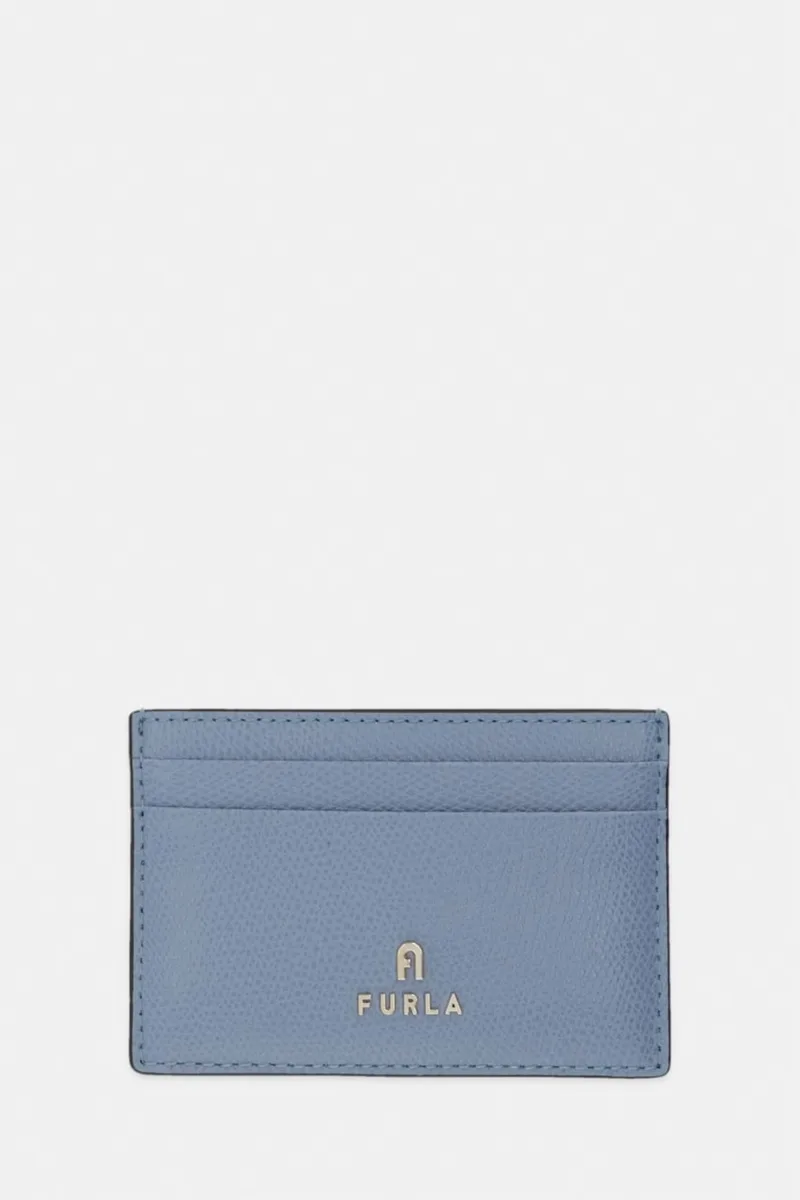 Furla θήκη για κάρτες γυναικεία δέρμα Camelia