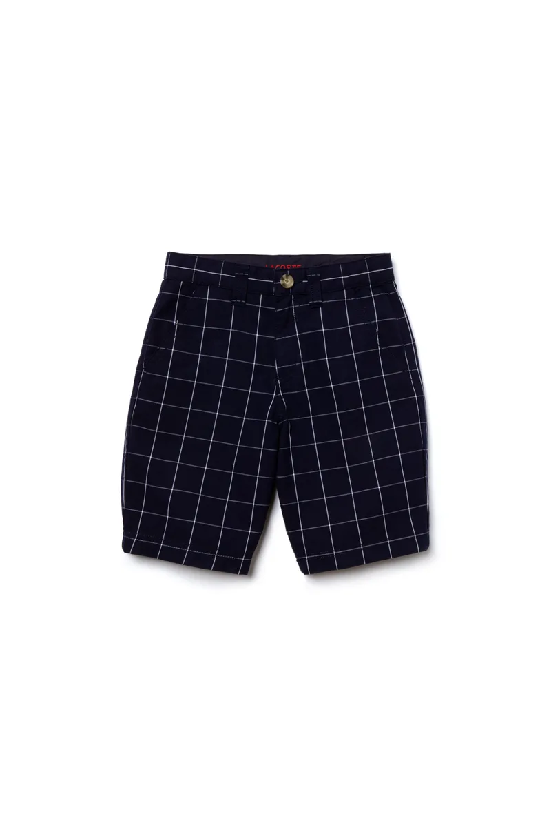 Παιδική βερμούδα Lacoste - FJ2952 Μπλε Σκούρο